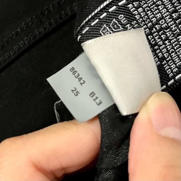 7 FOR ALL MANKIND B (air) Denim Kimmie Black Straight Leg Size 25 - Picture 11 of 11